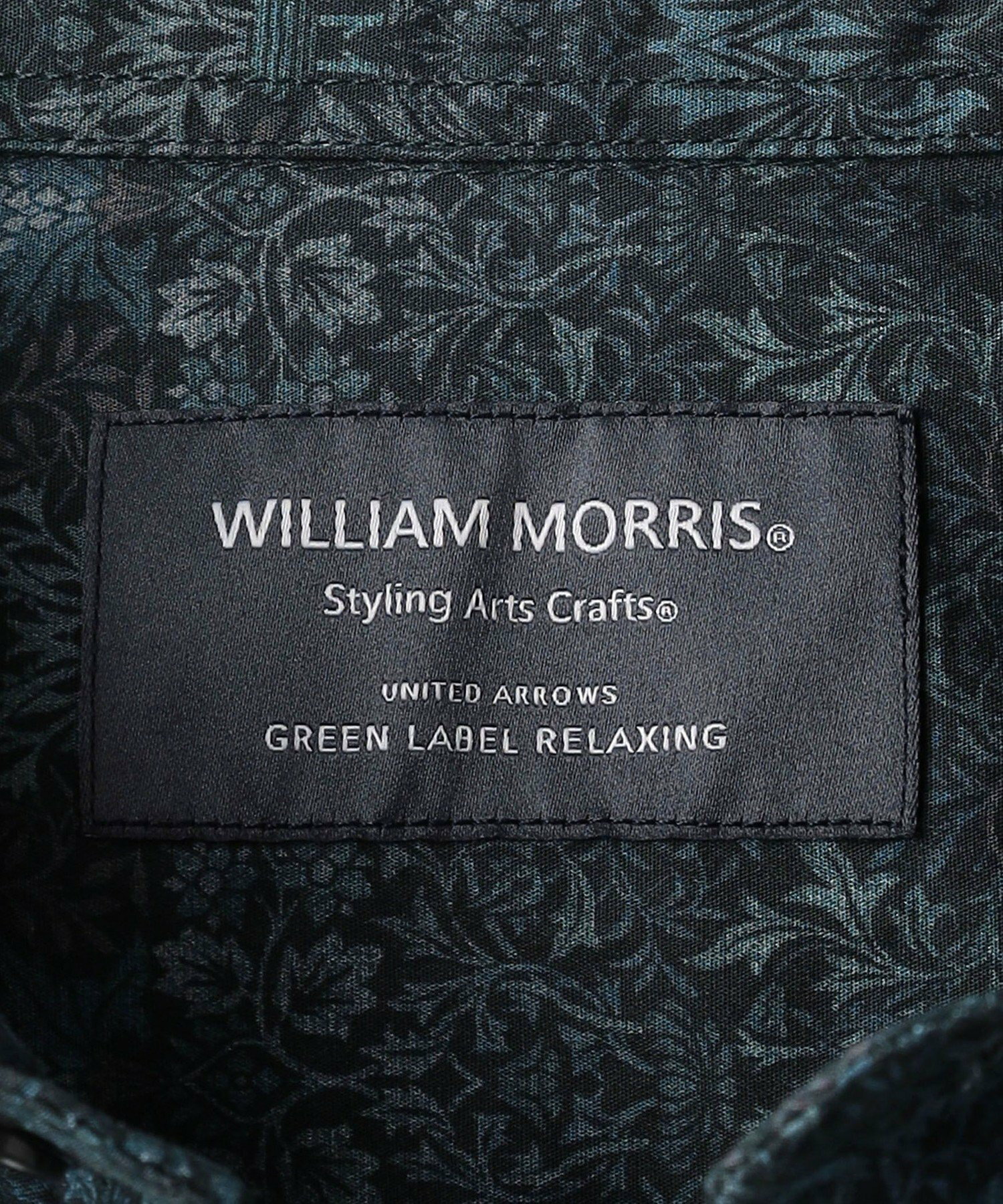 William Morris ジャストルーズ レギュラーカラー シャツ